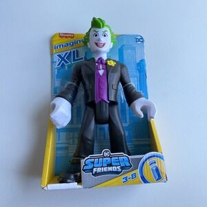 NEW! Fisher-Price Imaginext XL DC Super Friends Batman JOKER  10" Action Figure‎